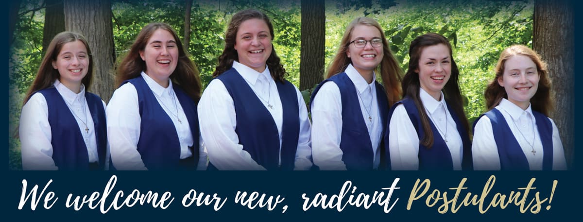 Back in blue with 6 new sisters - Dominican Sisters of Mary